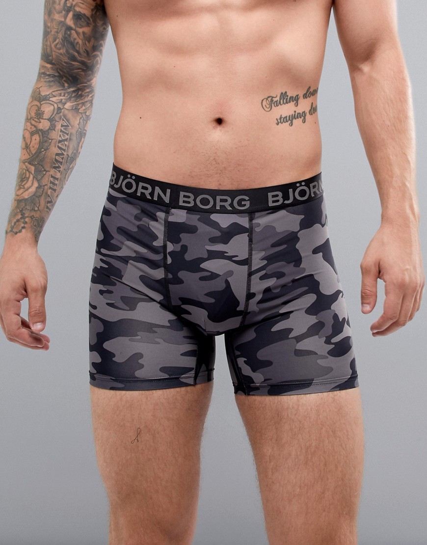 Bjorn Borg performance trunks in camo print