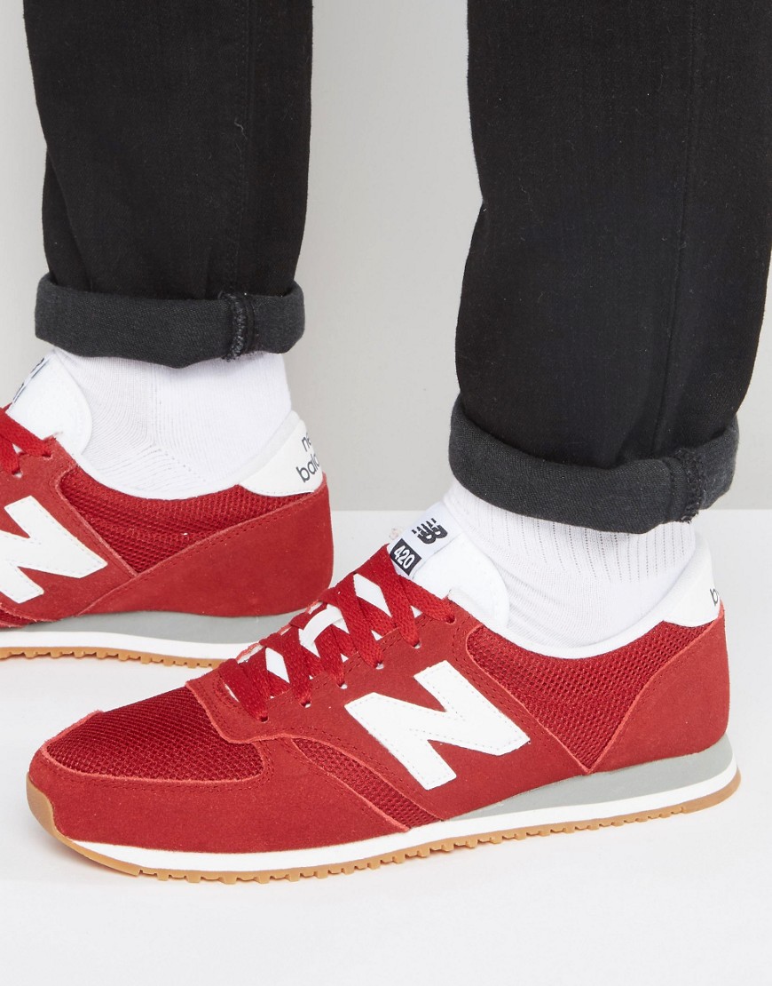 Красные кроссовки для бега в стиле 70-х New Balance 420 U420RWG 