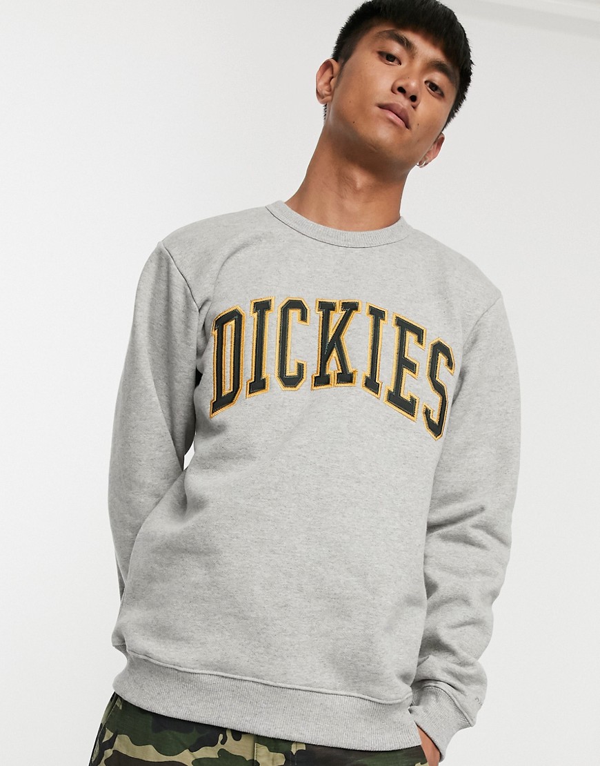 Dickies Mount Sherman sweat with college logo in grey