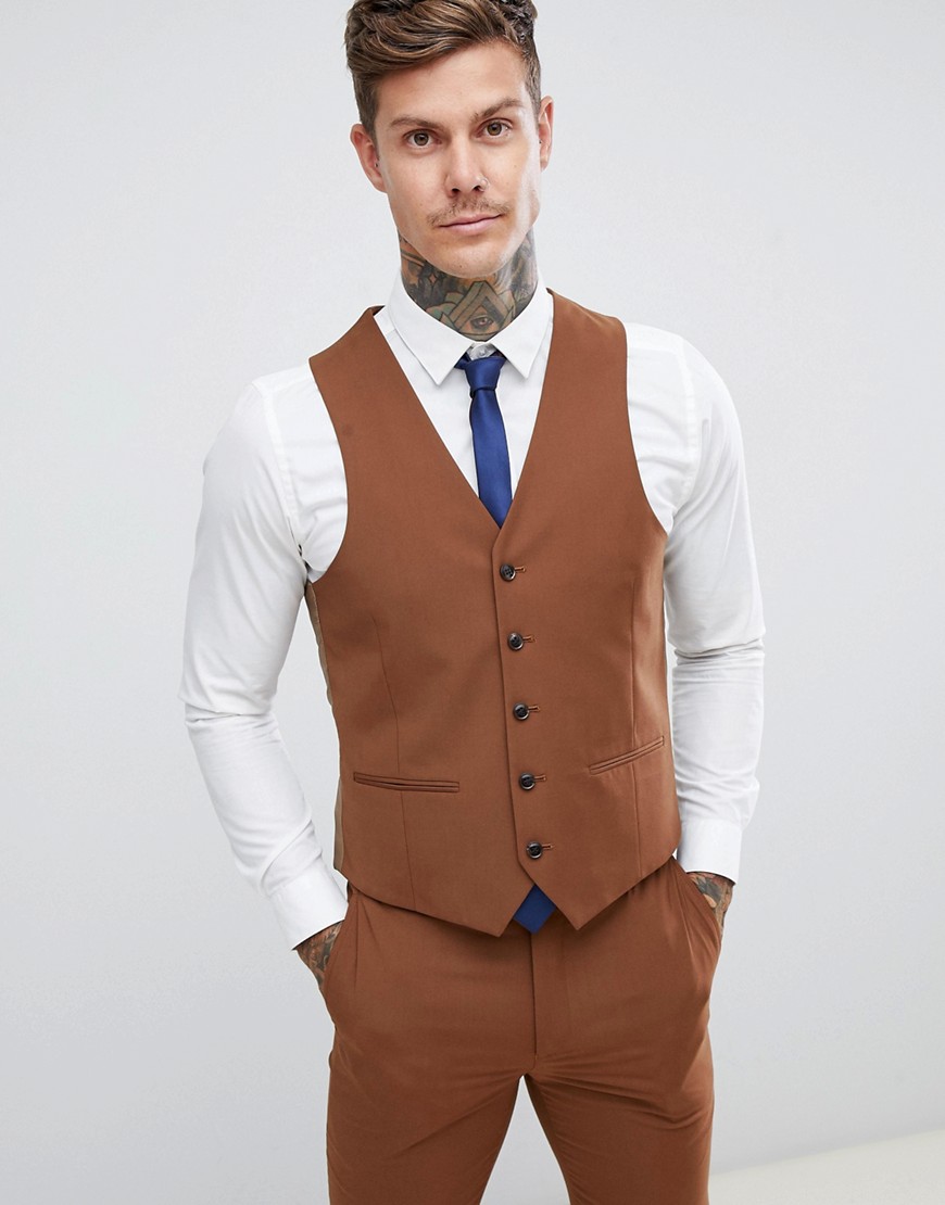Harry Brown wedding slim fit super soft waistcoat