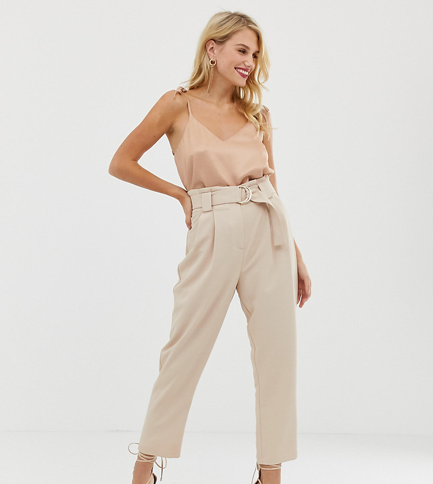 Forever New woven paper bag trousers