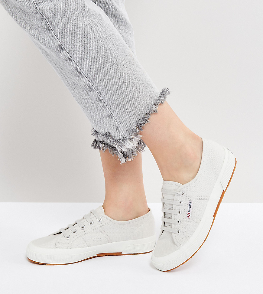 Superga 2750 Canvas Trainers In Grey - Grey