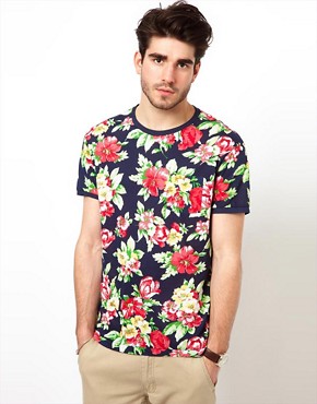 Gant Rugger | Gant Rugger T-Shirt with Floral Print at ASOS