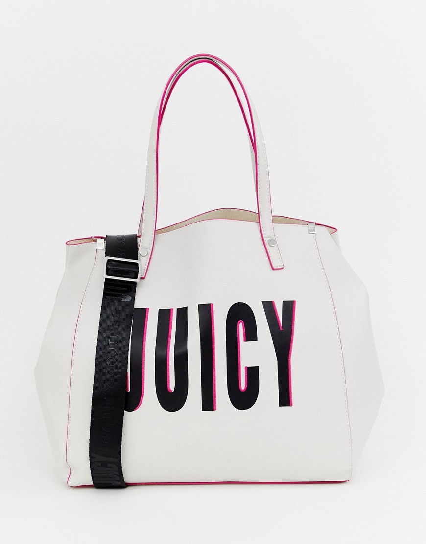 Juicy Couture soft logo tote bag