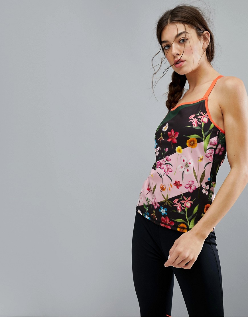 Ted Baker Fit to a T Strappy Top in Hampton Court Print