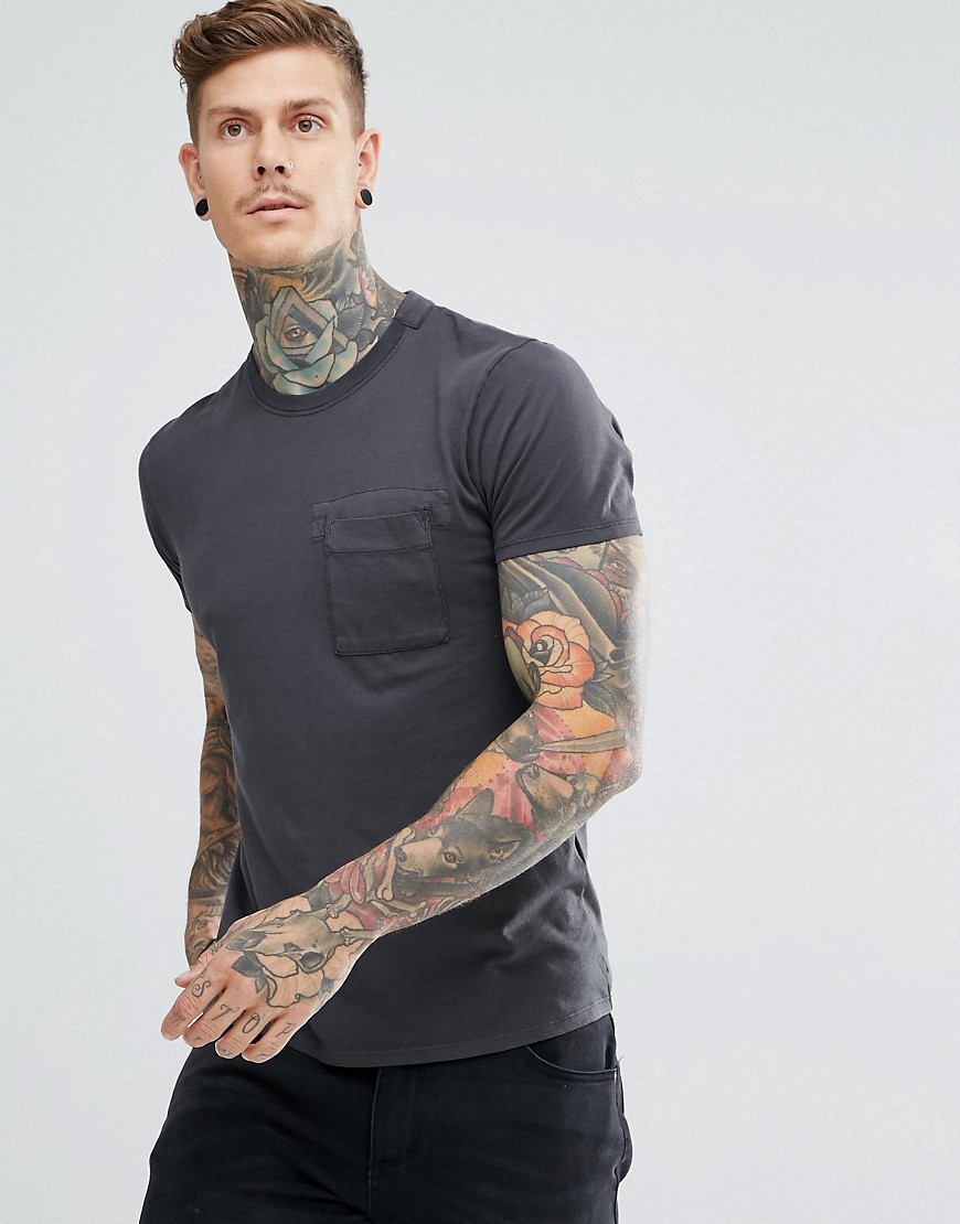 Nudie Jeans Co Anders Mended T-Shirt - Gy1 grey 1