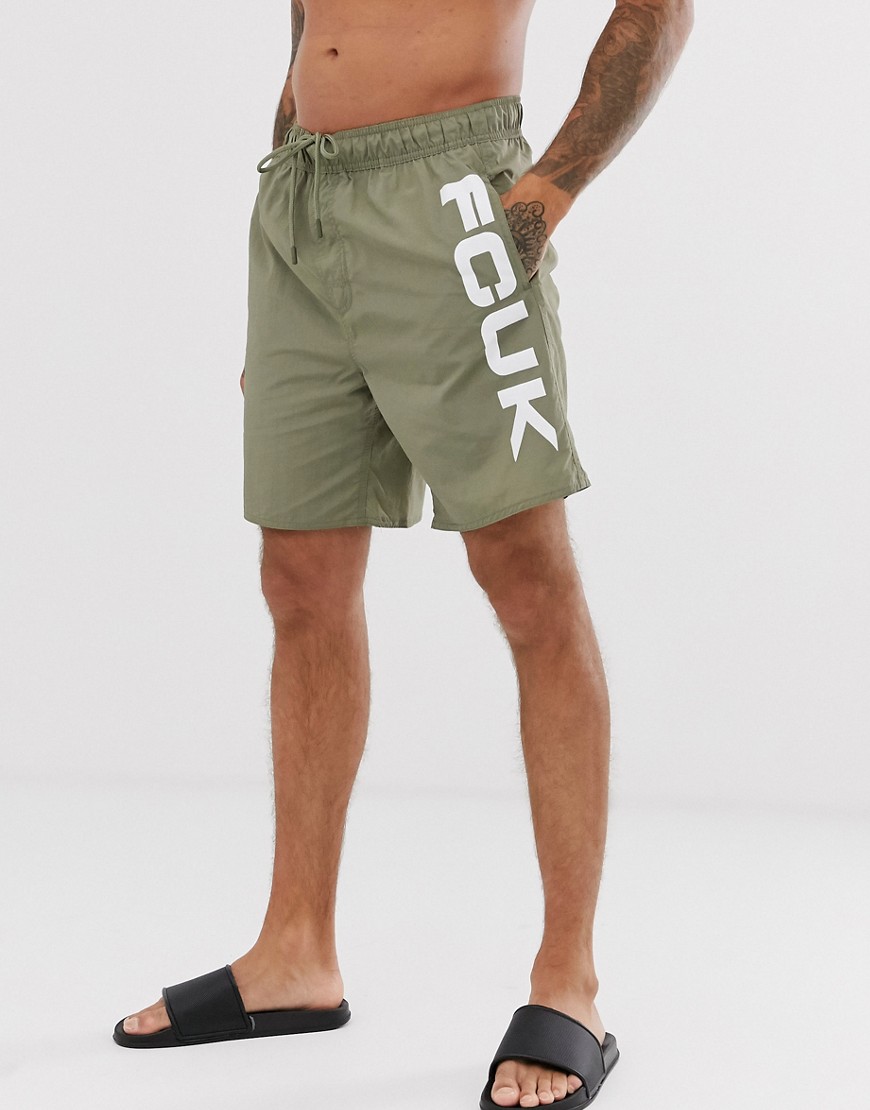 French Connection Swim Short with logo