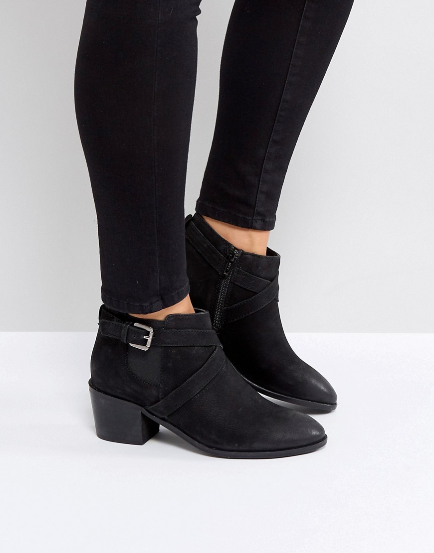 Rule London Strappy Low Leather Boot