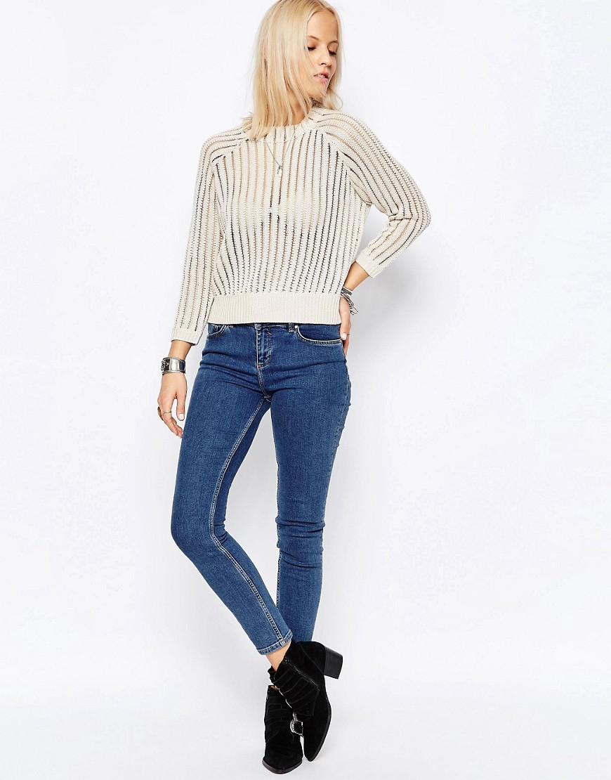 Only | Only Kalli High Neck Cropped Jumper at ASOS