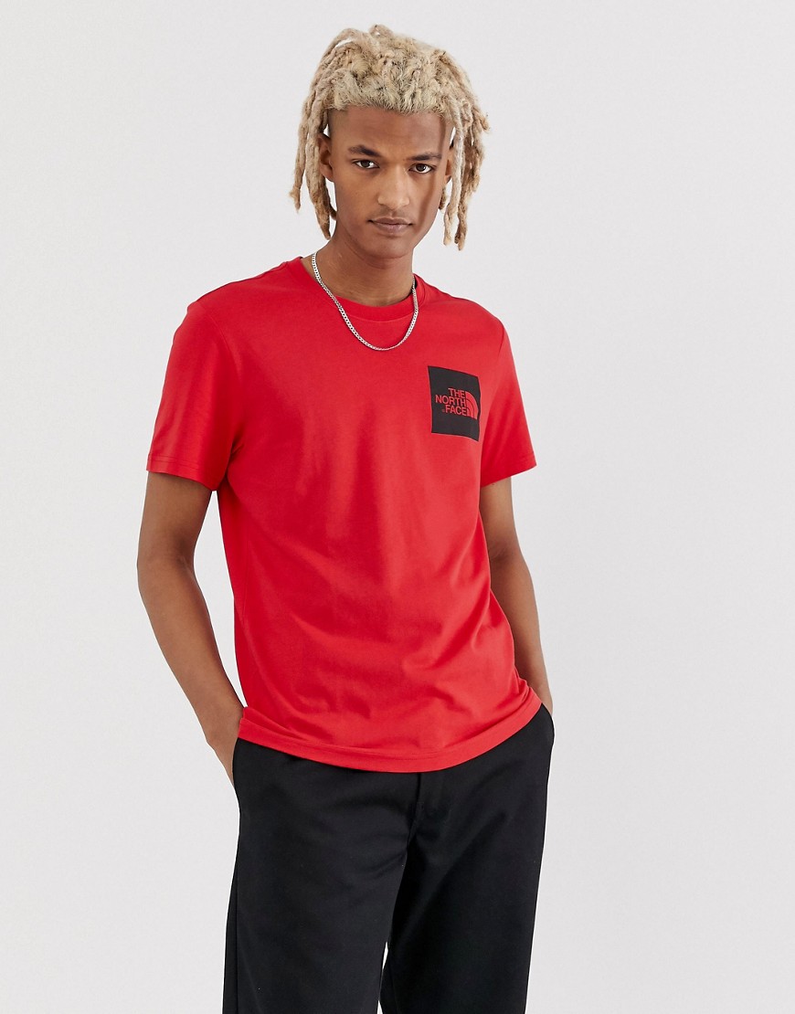 The North Face Fine T-Shirt in Red