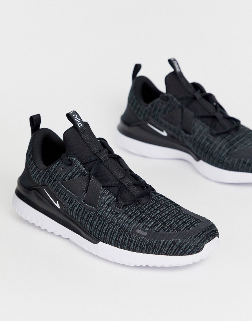 Nike Running renew arena trainers in black