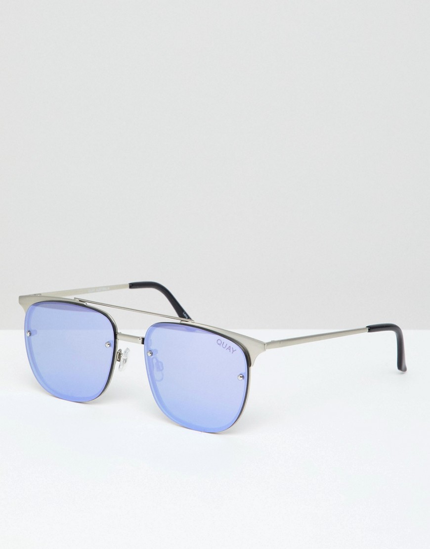 Солнцезащитные очки-авиаторы Quay Australia Private Eyes - Черный 