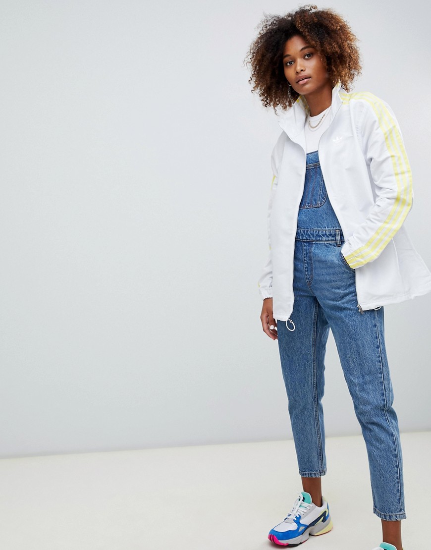 adidas Originals fashion league vintage jacket in white