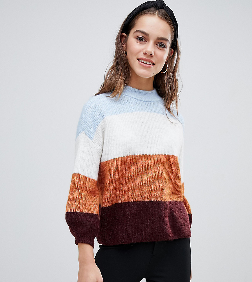 Y.A.S Petite colourblock jumper