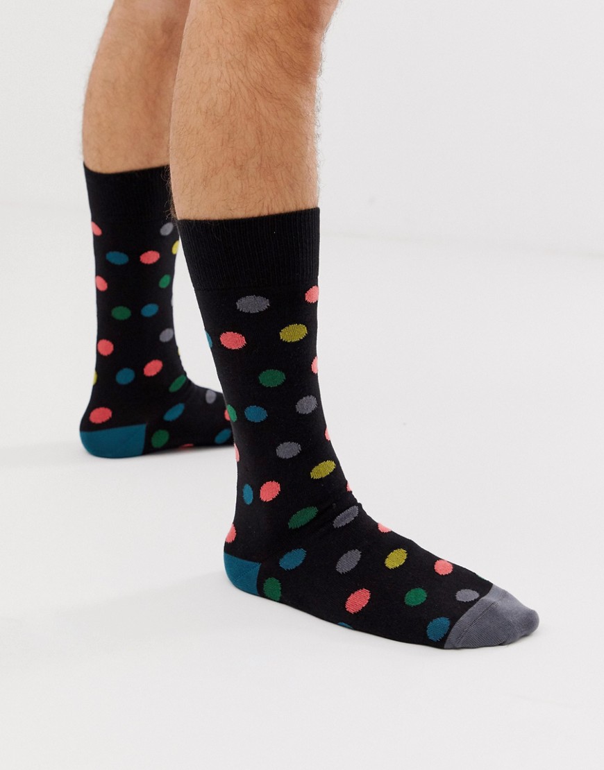Paul Smith spot sock in multi