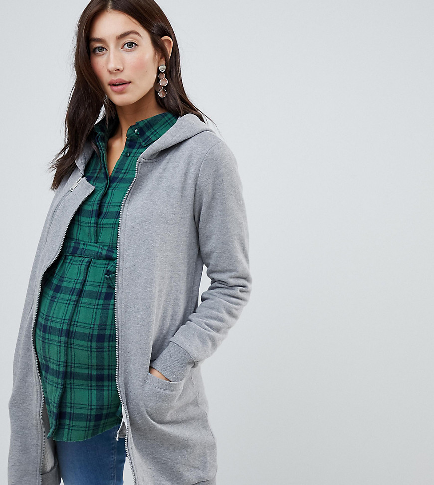 Mamalicious pregnancy & beyond hoodie with zip out panel