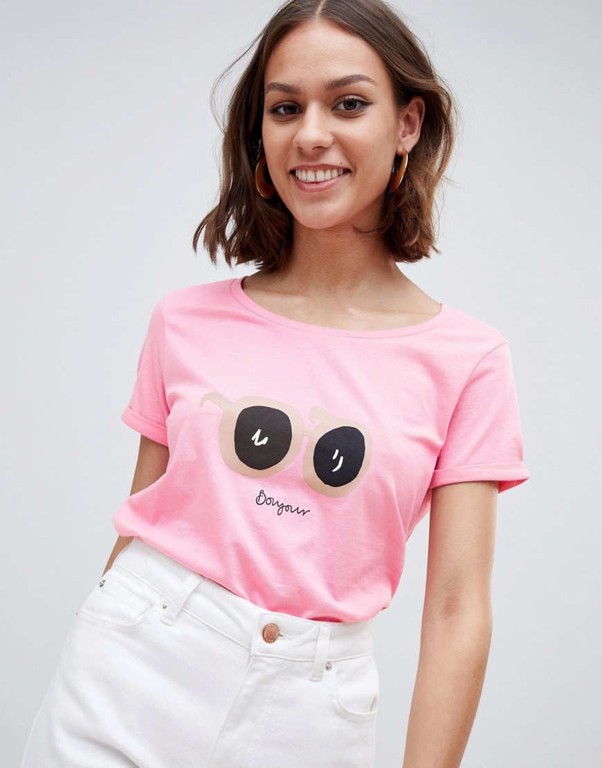Ichi Sunglasses Print T-Shirt