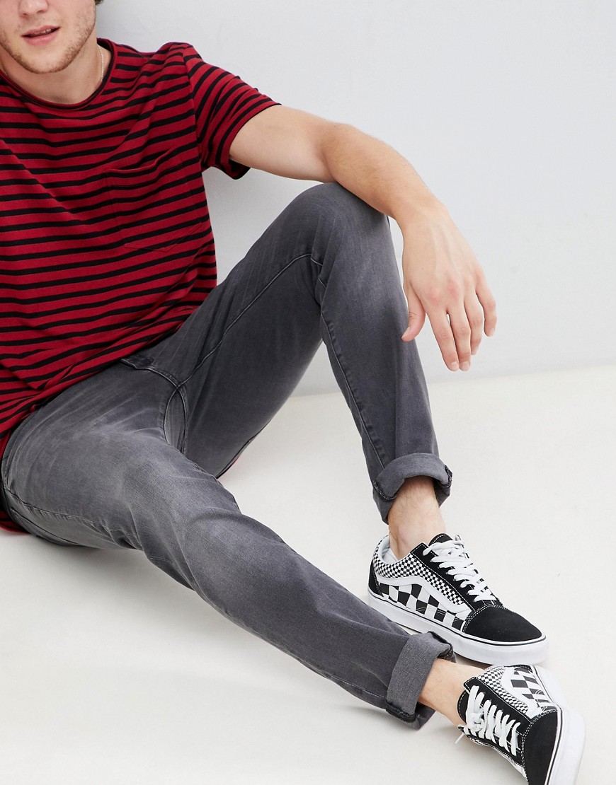 Wrangler bryson skinny jeans grey zone