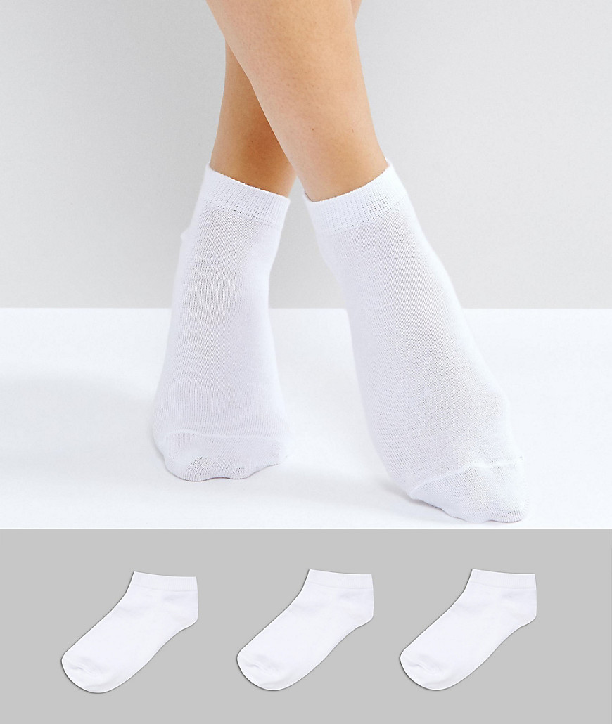 ASOS DESIGN 3 pack trainer socks