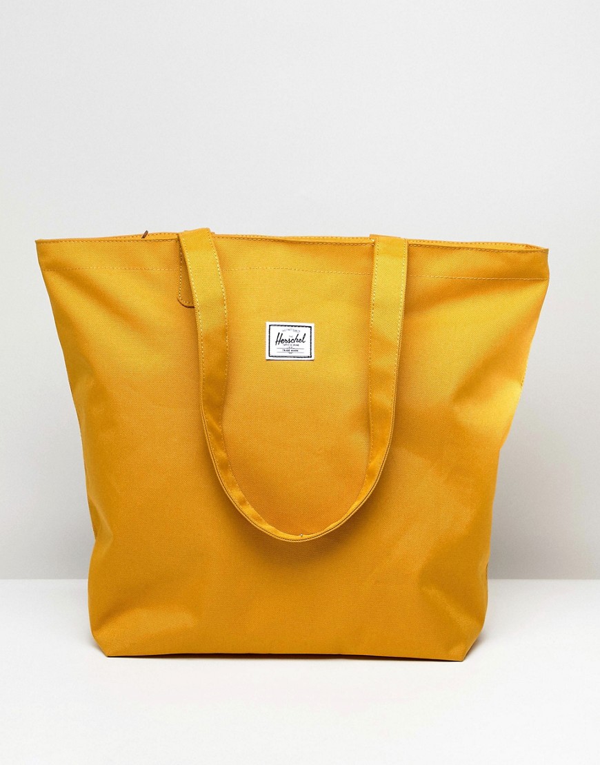 Herschel Mica Mustard Shopper Tote Bag