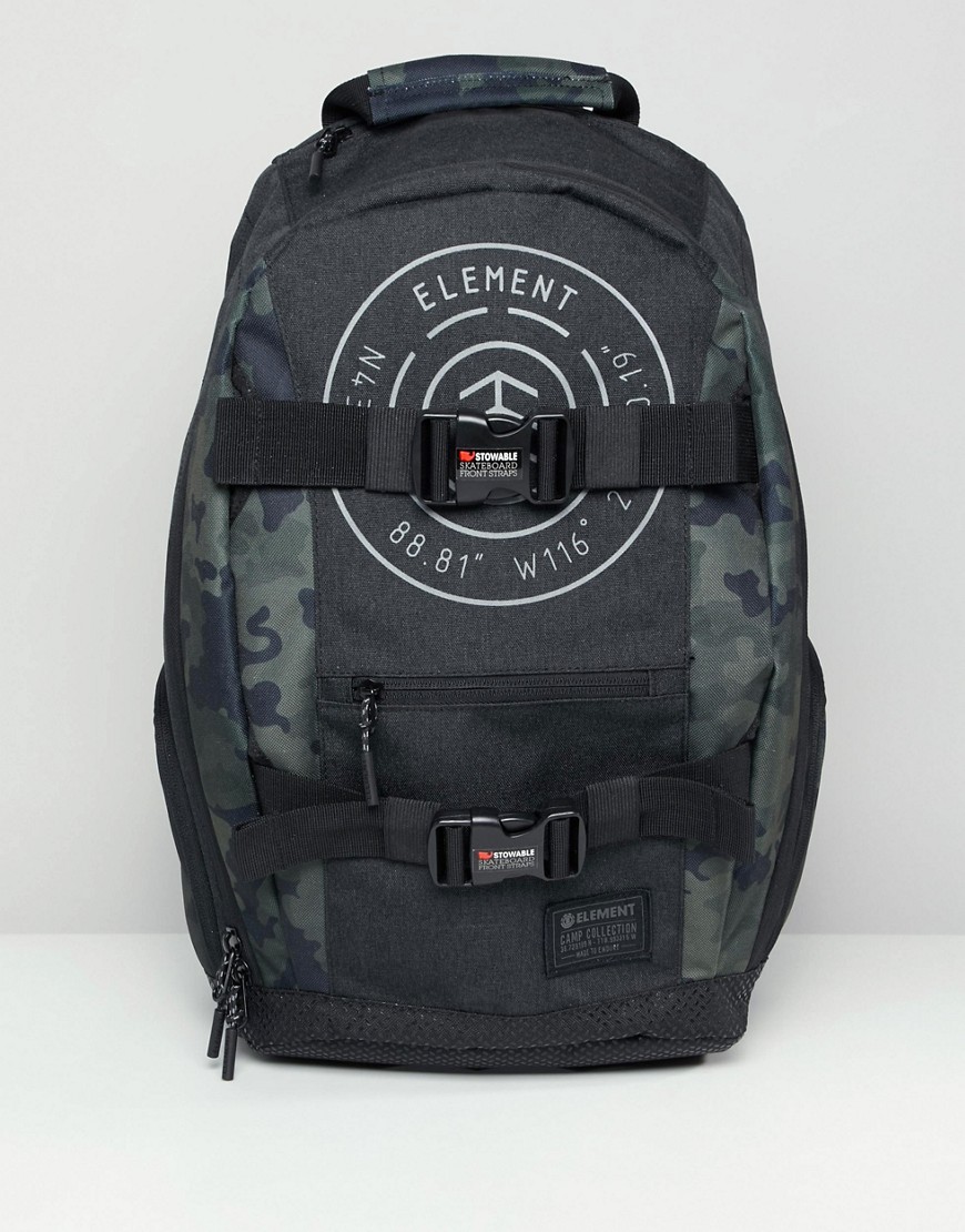 Element Mohave Backpack In Black - Camo