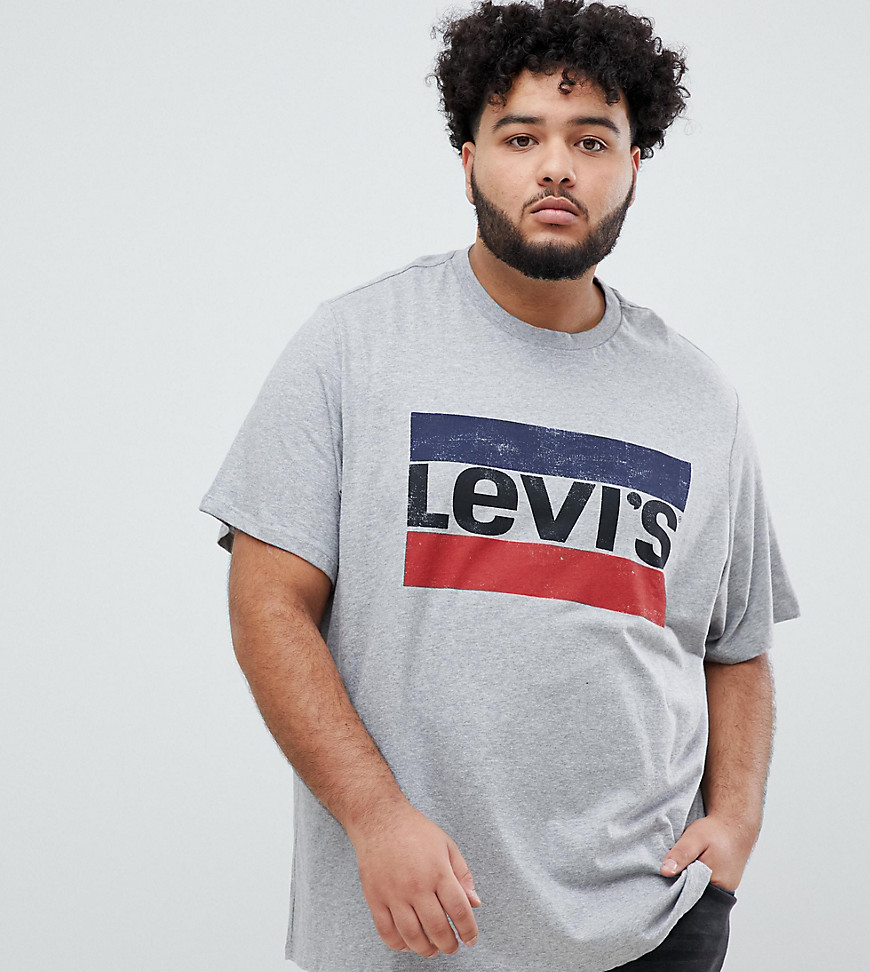 Levi's plus sportwear logo t-shirt grey