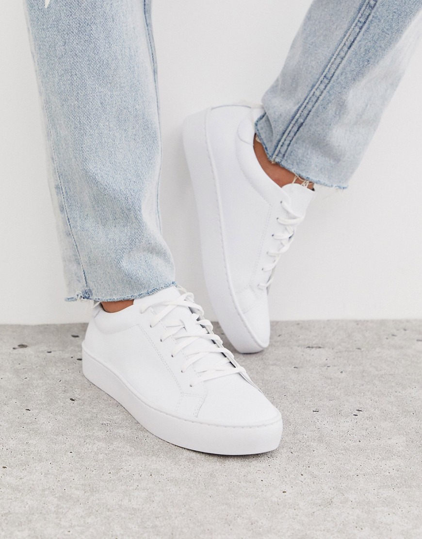 Vagabond Zoe leather trainers in white