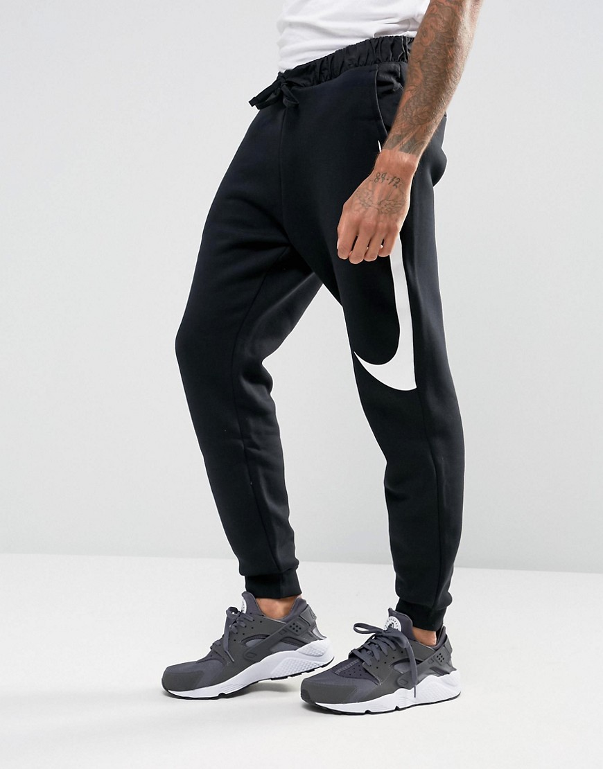 Nike Hybrid Swoosh Joggers In Black 861720-011 - Black