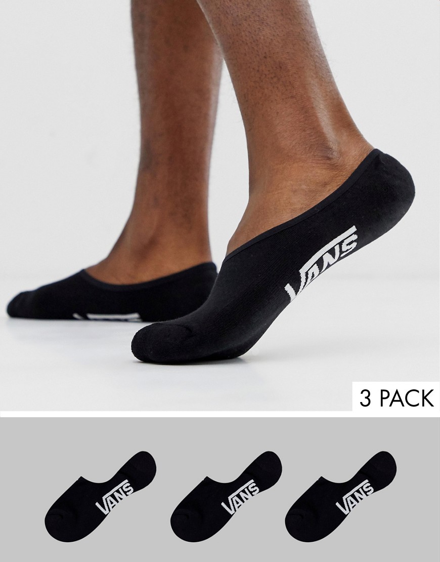 Vans Classic trainers socks 3-pack in black