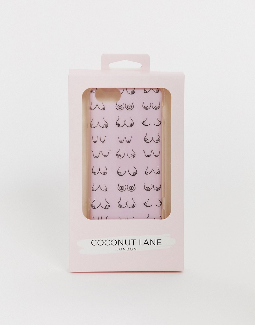 Coconut Lane boobs iphone 6/7/8 case