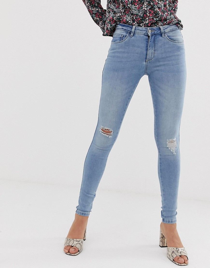 Only Boom distressed skinny jeans