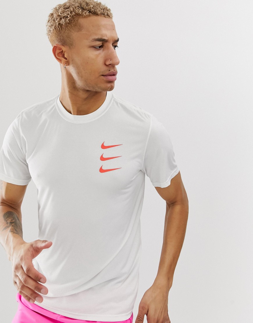 Nike Running Dry London Marathon t-shirt in white