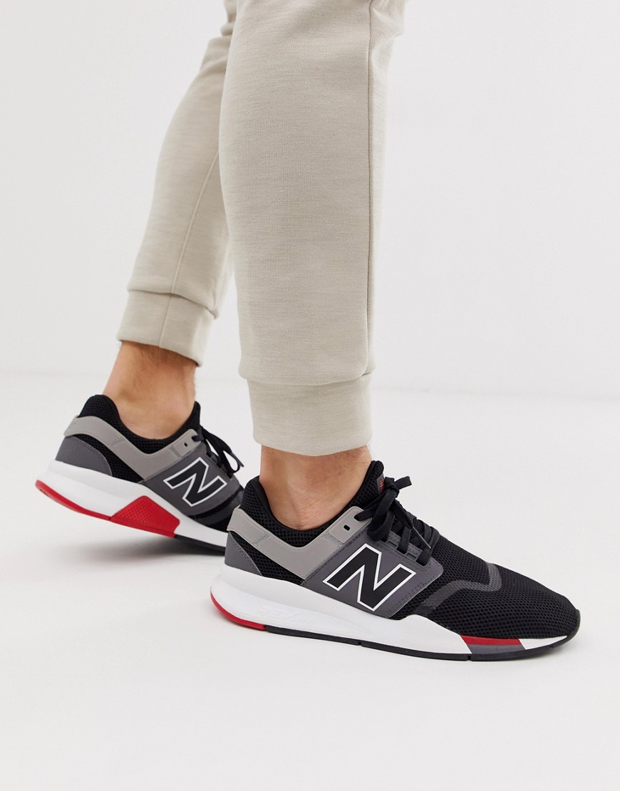 New Balance 247v2 trainers in black