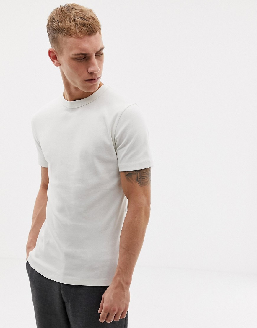 Tiger of Sweden Jeans slim fit crew neck t-shirt in off white