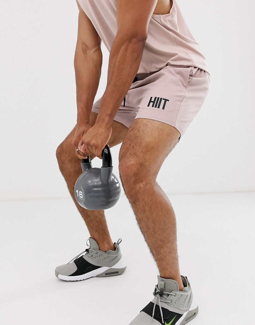 HIIT core logo shorts in pink