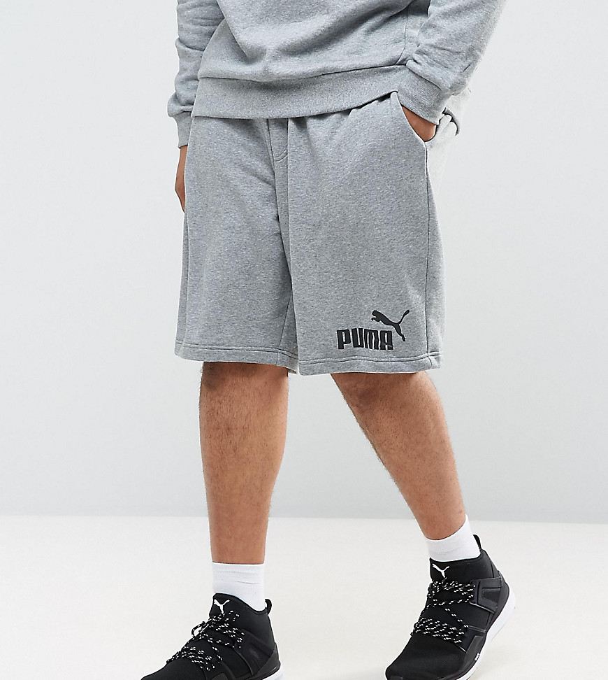 Puma PLUS ESS No.1 Sweat Shorts In Grey 83826103 - Grey