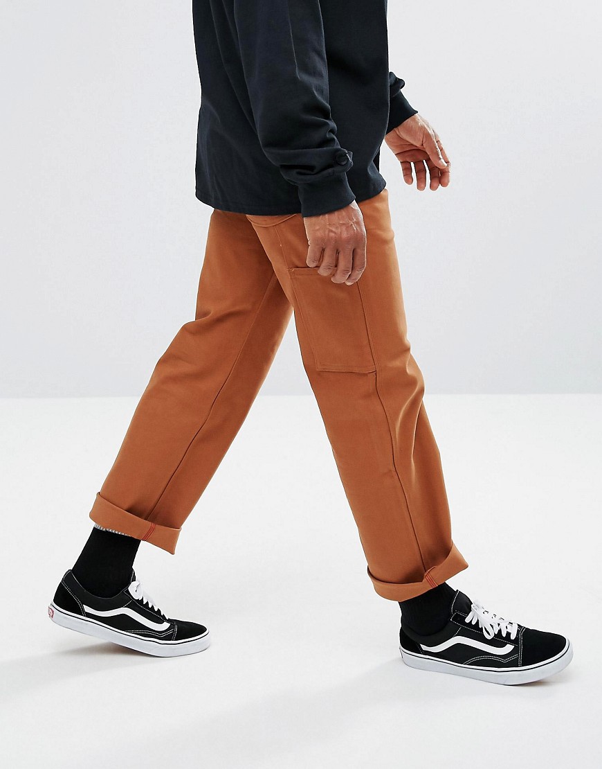 Levis Skateboarding Carpenter Pant In Relaxed Fit - Brown