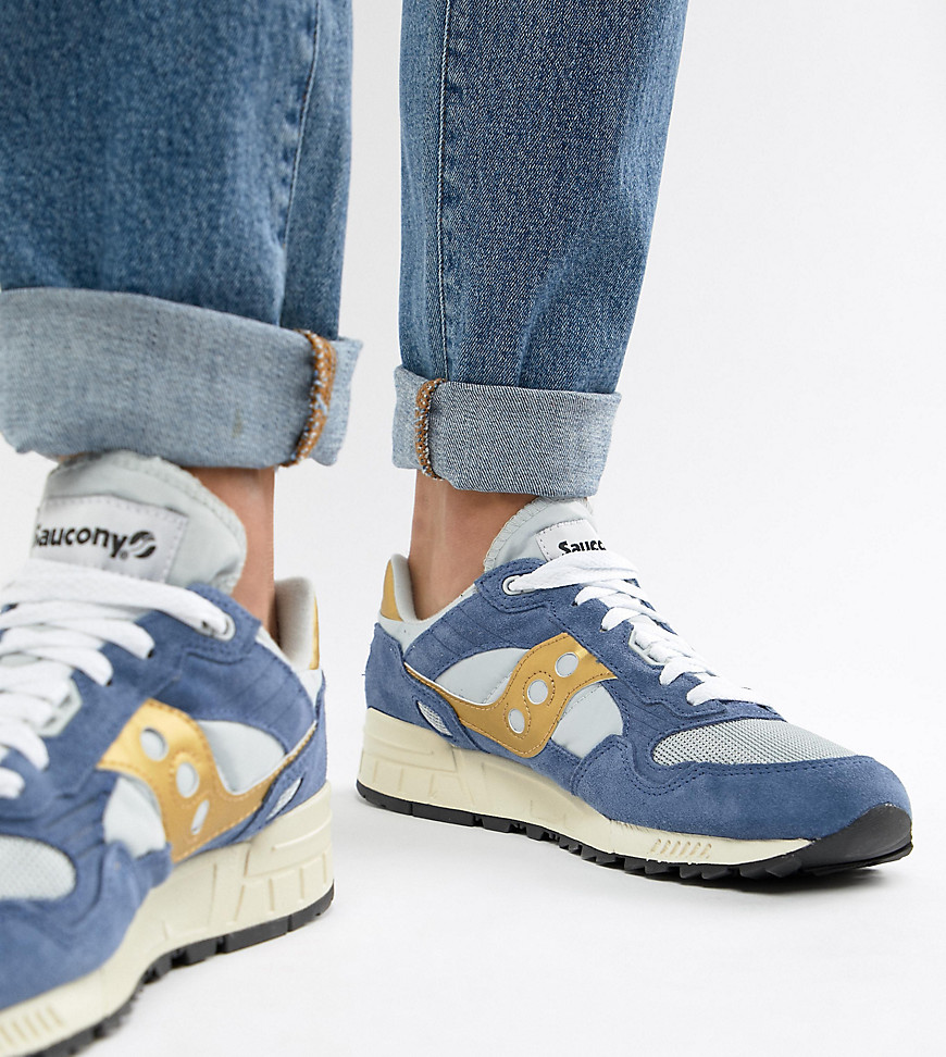 Saucony Shadow 5000 vintage trainer in blue