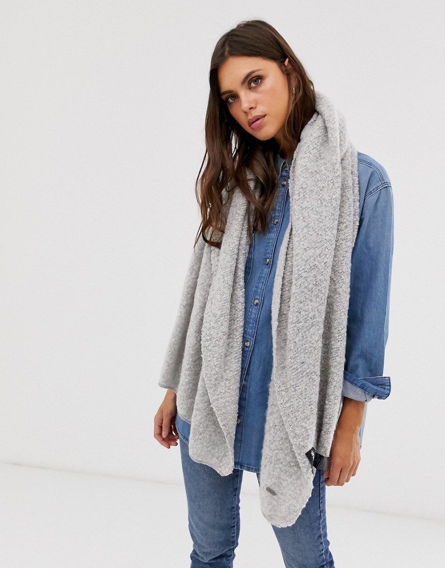 Barbour supersoft boucle knitted scarf