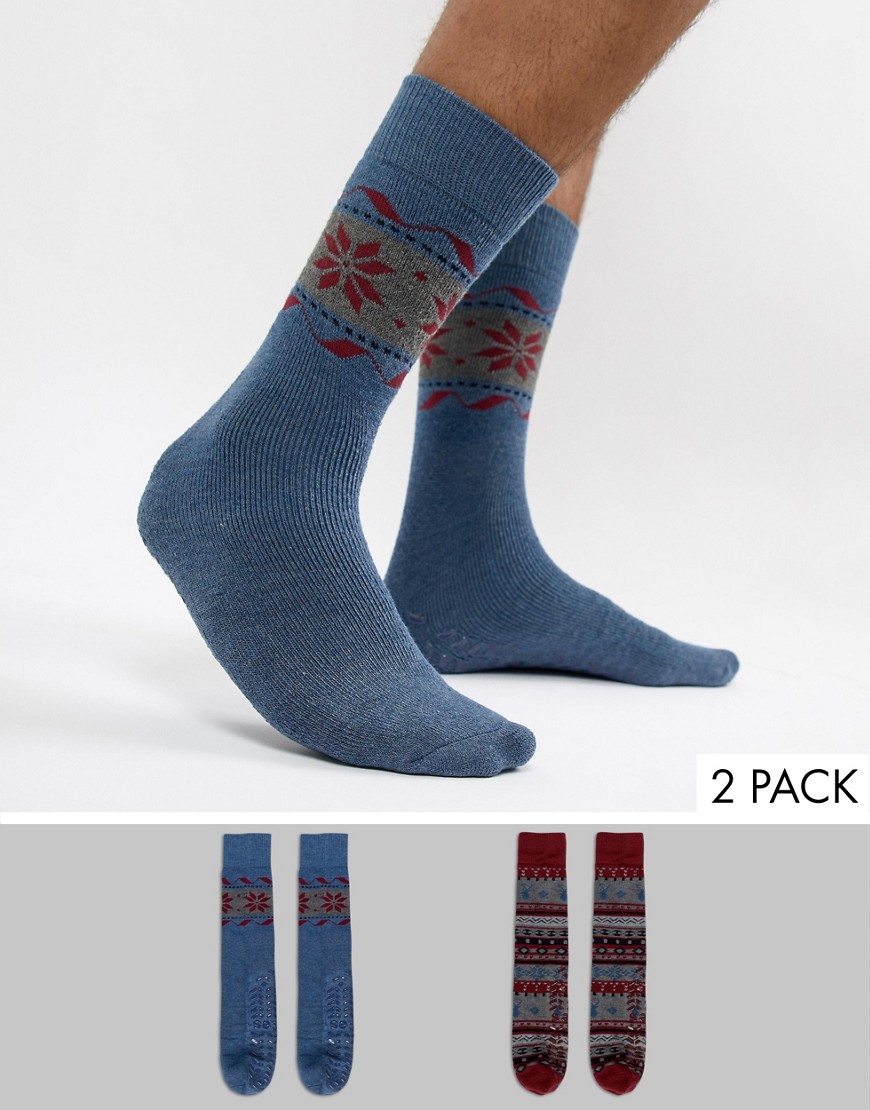 Totes Mens Twin Pack Socks