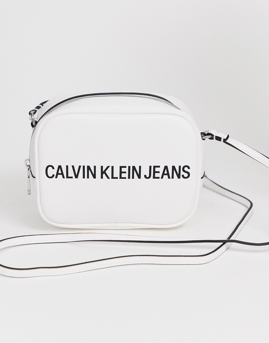 Calvin Klein Jeans sculpted camera bag with logo