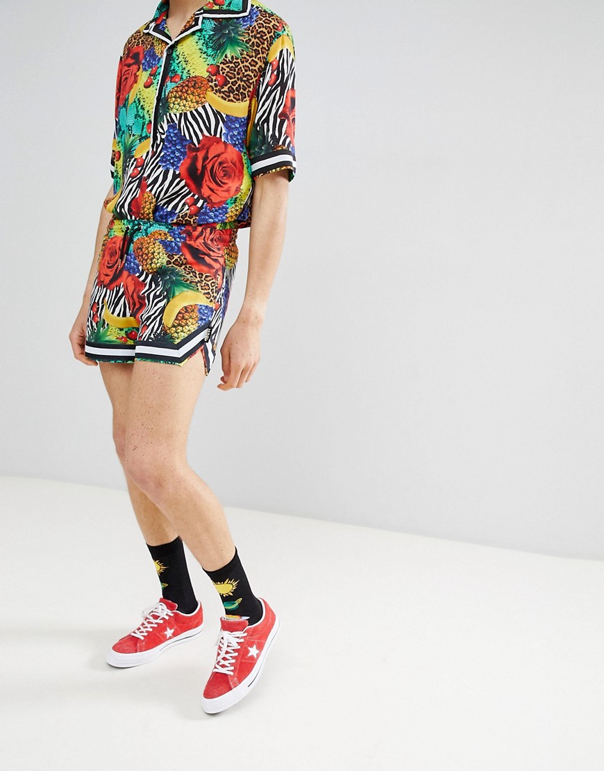 Jaded London shorts in tropical print
