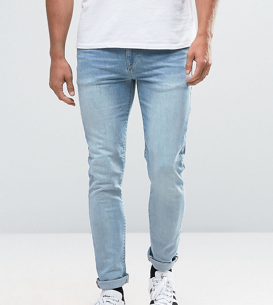 ASOS TALL Skinny Jeans In Light Wash - Light wash | £13.50 | Gay Times