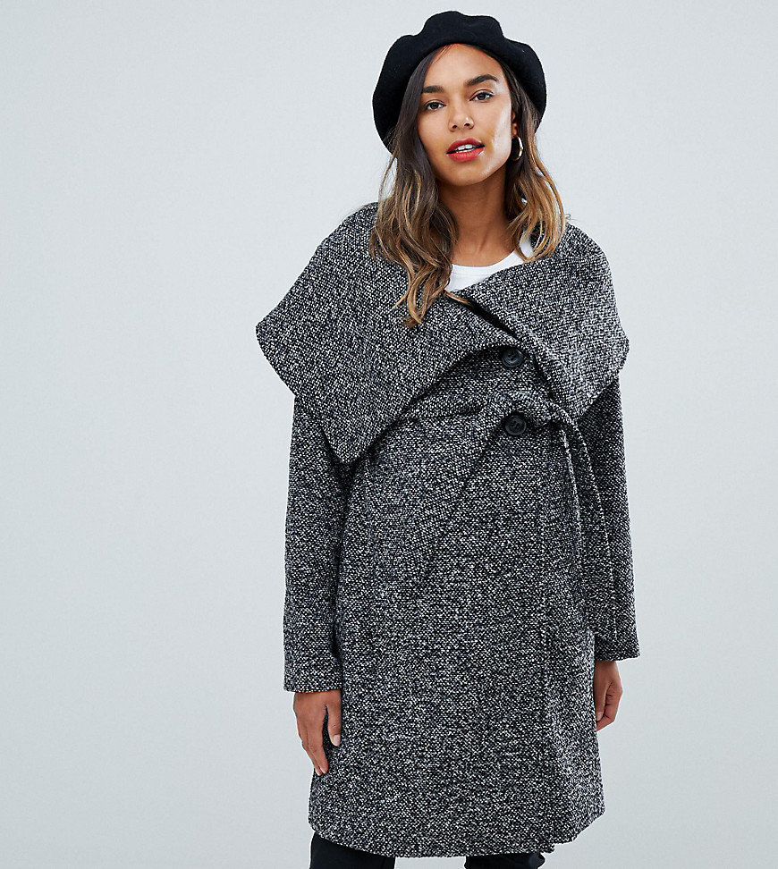Mamalicious Wool Wrap Coat