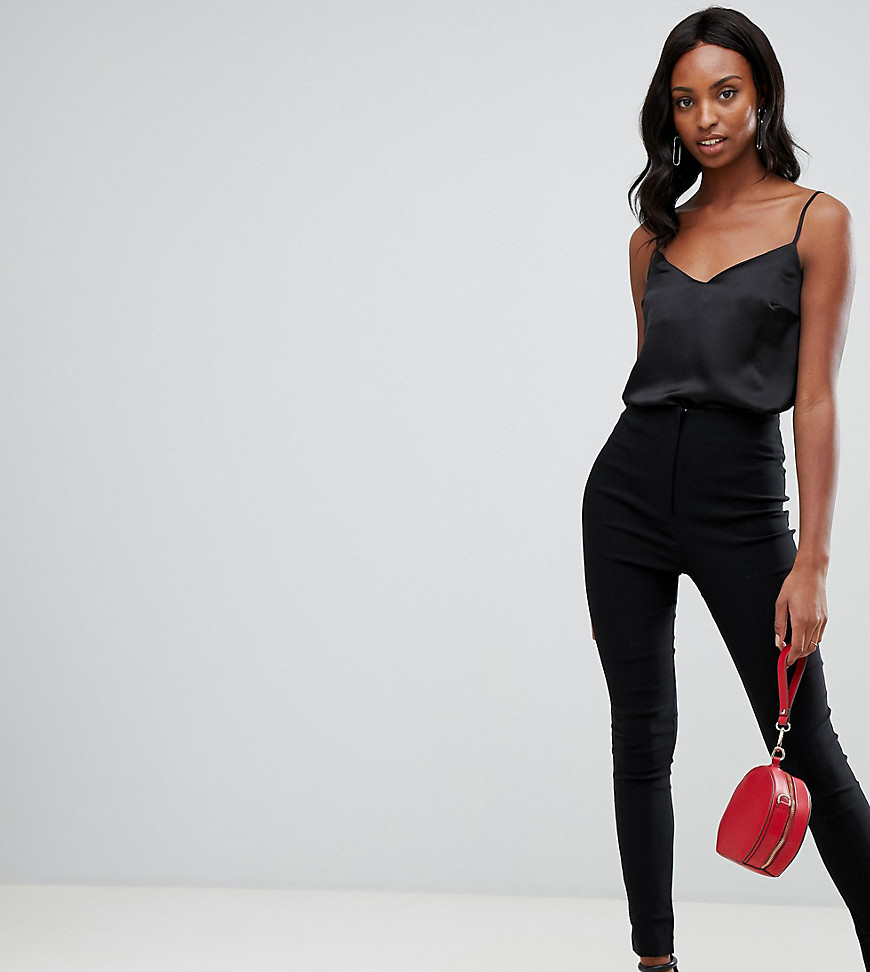 ASOS DESIGN Tall high waist trousers in skinny fit
