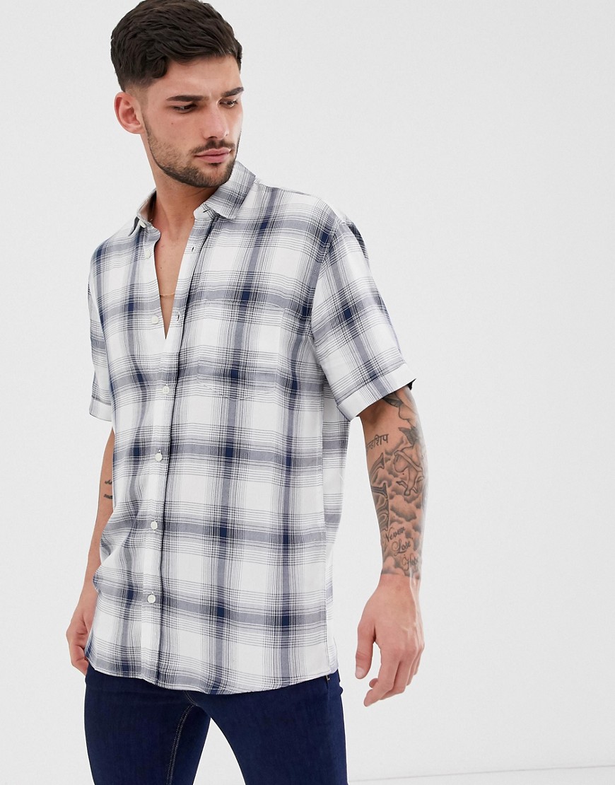 Only & Sons short sleeved checked shirt
