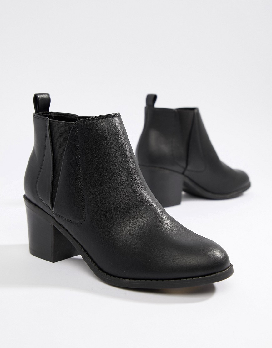 Office Heeled Chelsea Boots