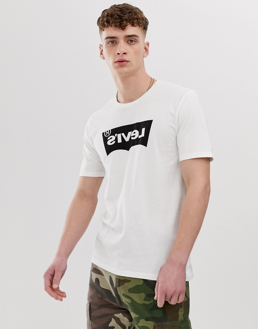 Levi's Line8 reverse batwing logo and back print t-shirt in white