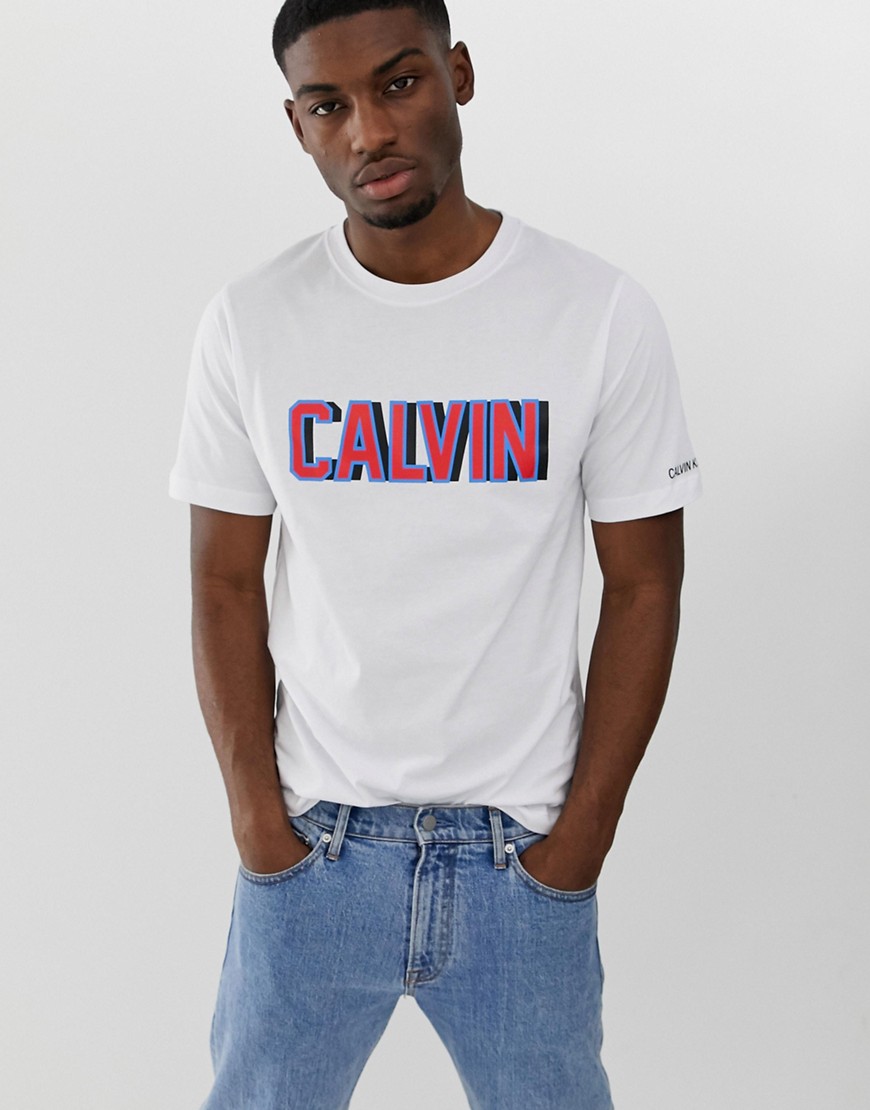 Calvin Klein logo regular fit t-shirt