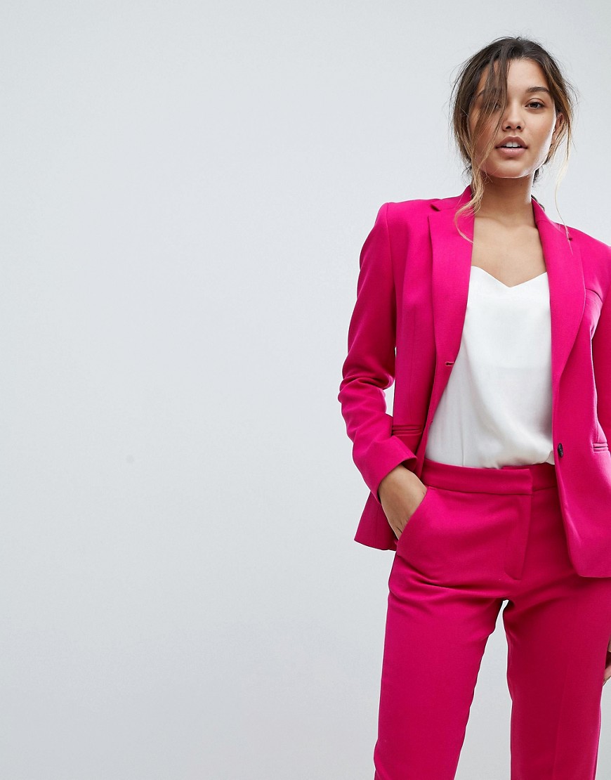French Connection Suiting Blazer - Magenta haze